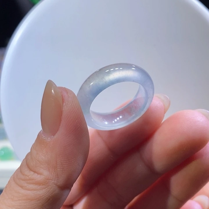 翡翠未镶嵌吊坠(不含链)翡翠高冰戒指