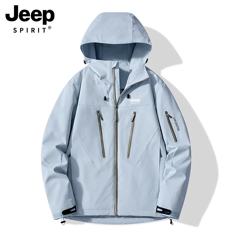 【薇薇专属】JEEP SPIRIT男女同款硬壳冲锋夹克外套春秋季防风防水