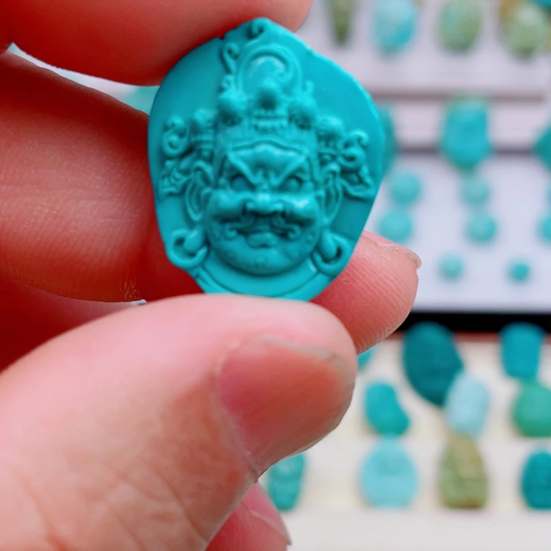 绿松石未镶嵌吊坠(不含链)