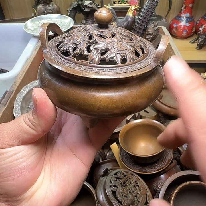 铜器办公室茶室摆件