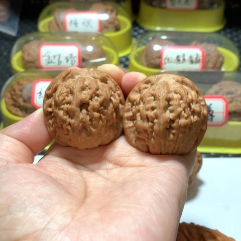 吊坠文玩核桃莲花
