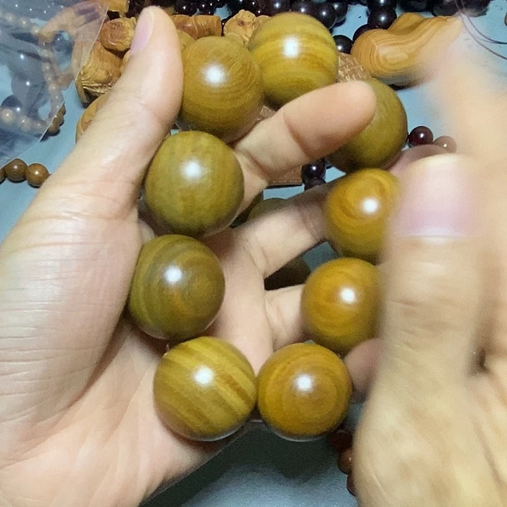 木14号绿檀30圆珠