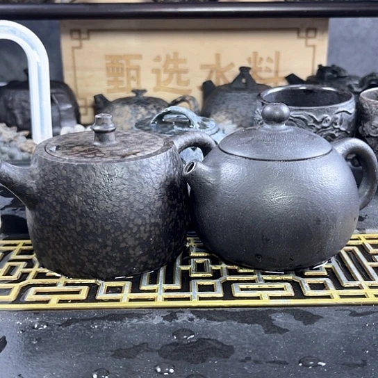 寒*安化冰碛岩石头茶壶