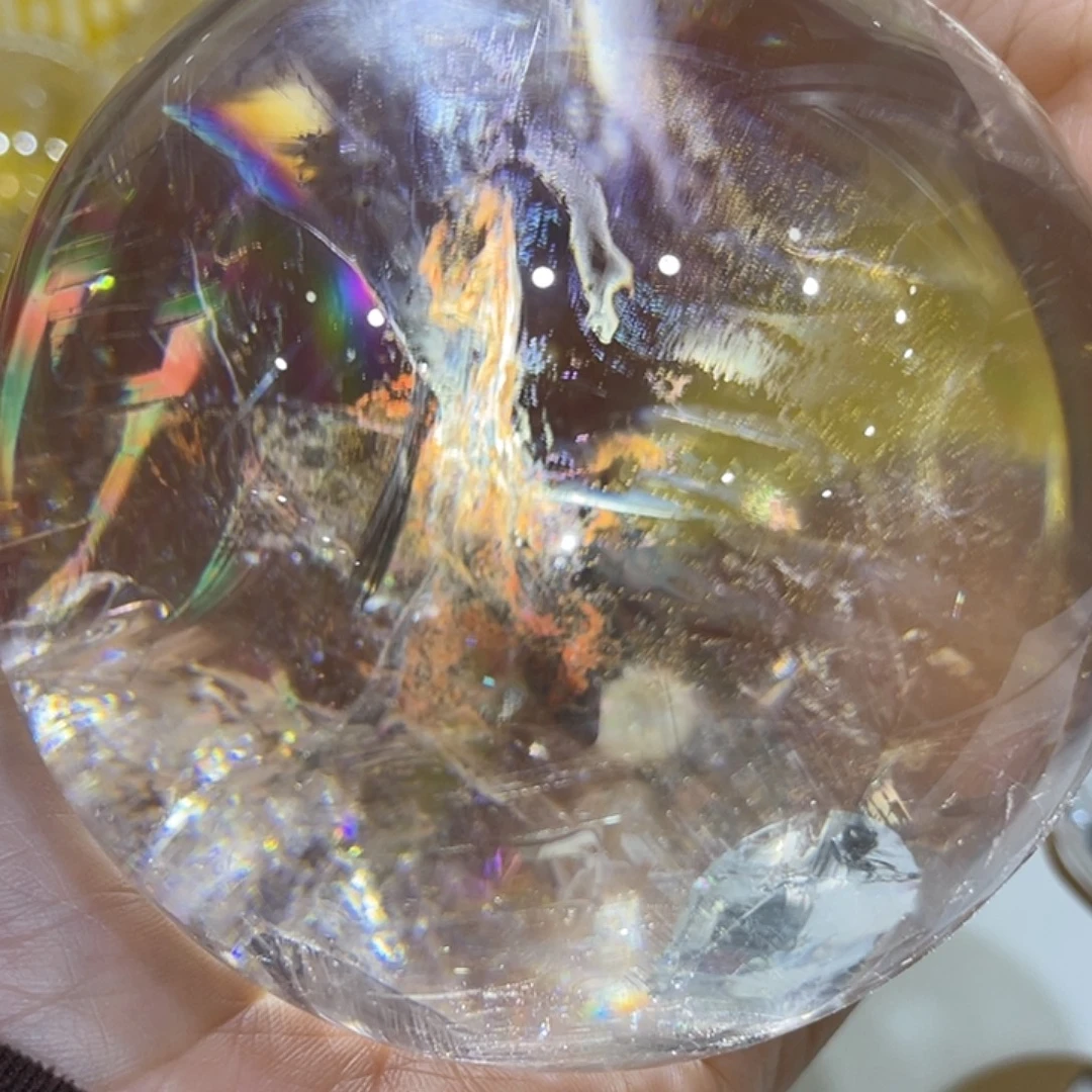 珠宝半成品未镶嵌水晶9.3厘米