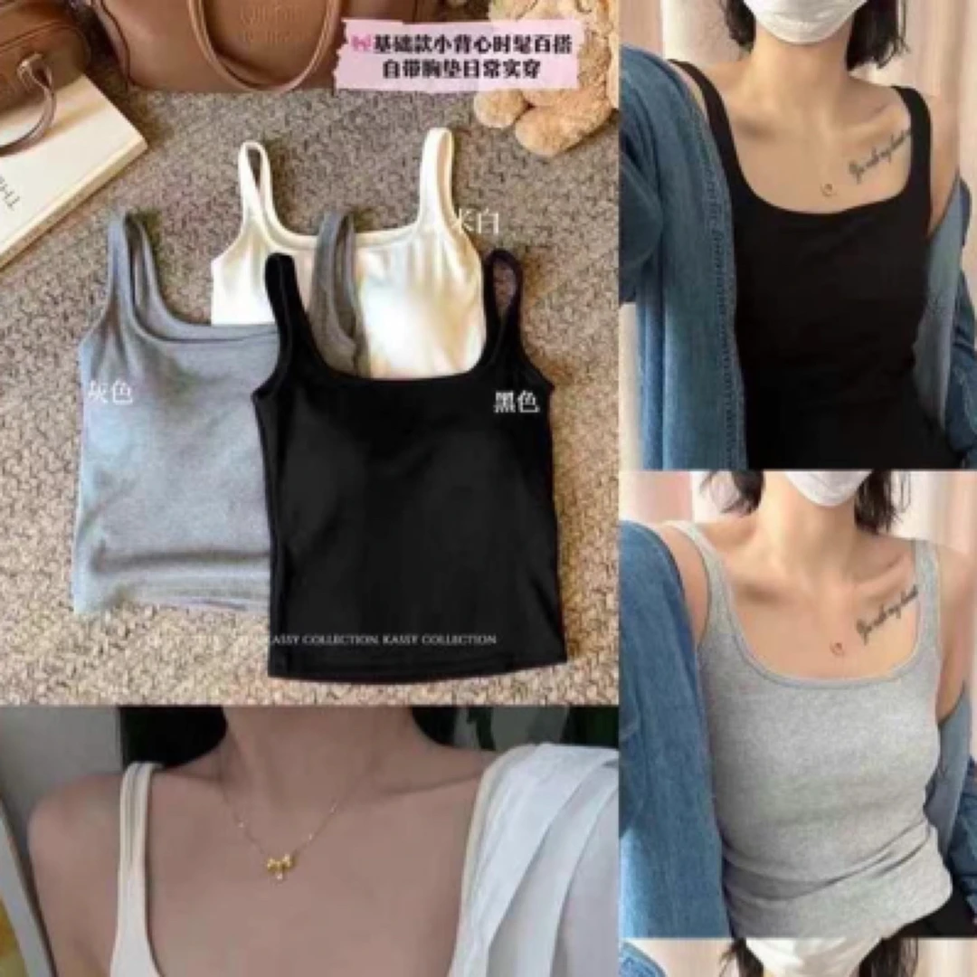 夏季休闲外穿网红运动套装女短袖长裤时尚气质两件套背心吊带