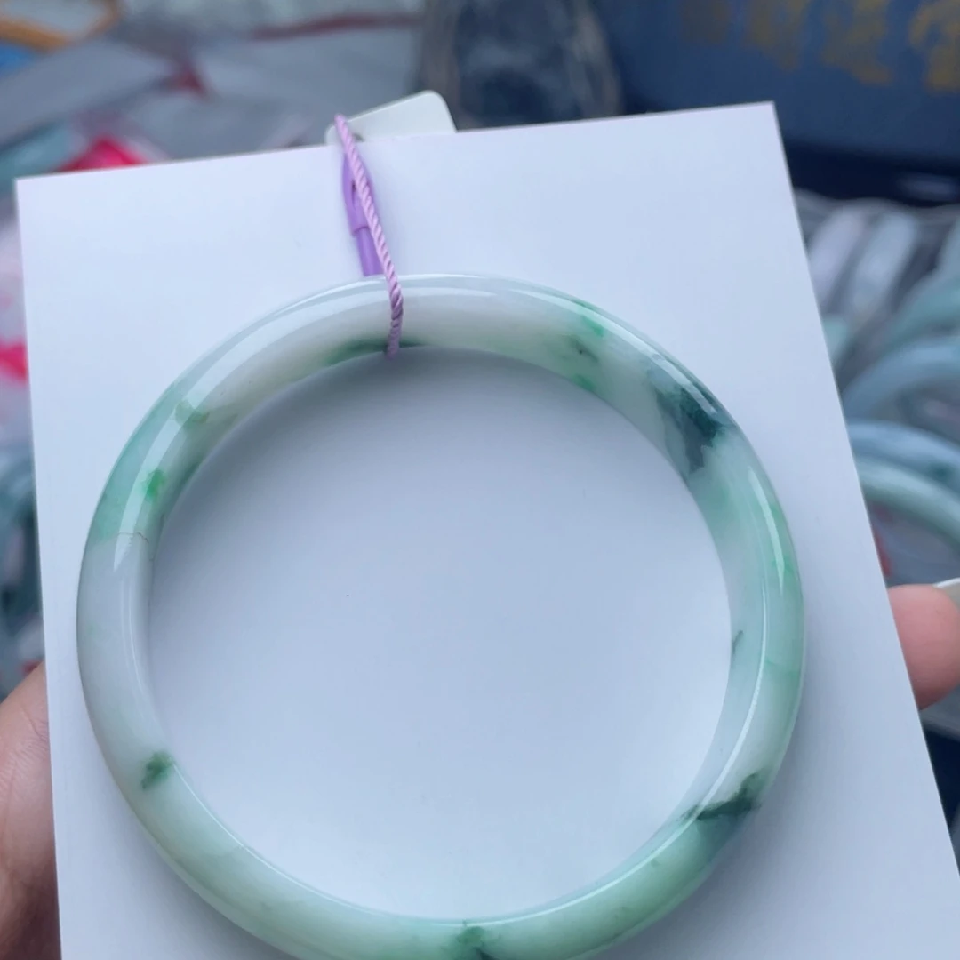 翡翠未镶嵌手镯61.1