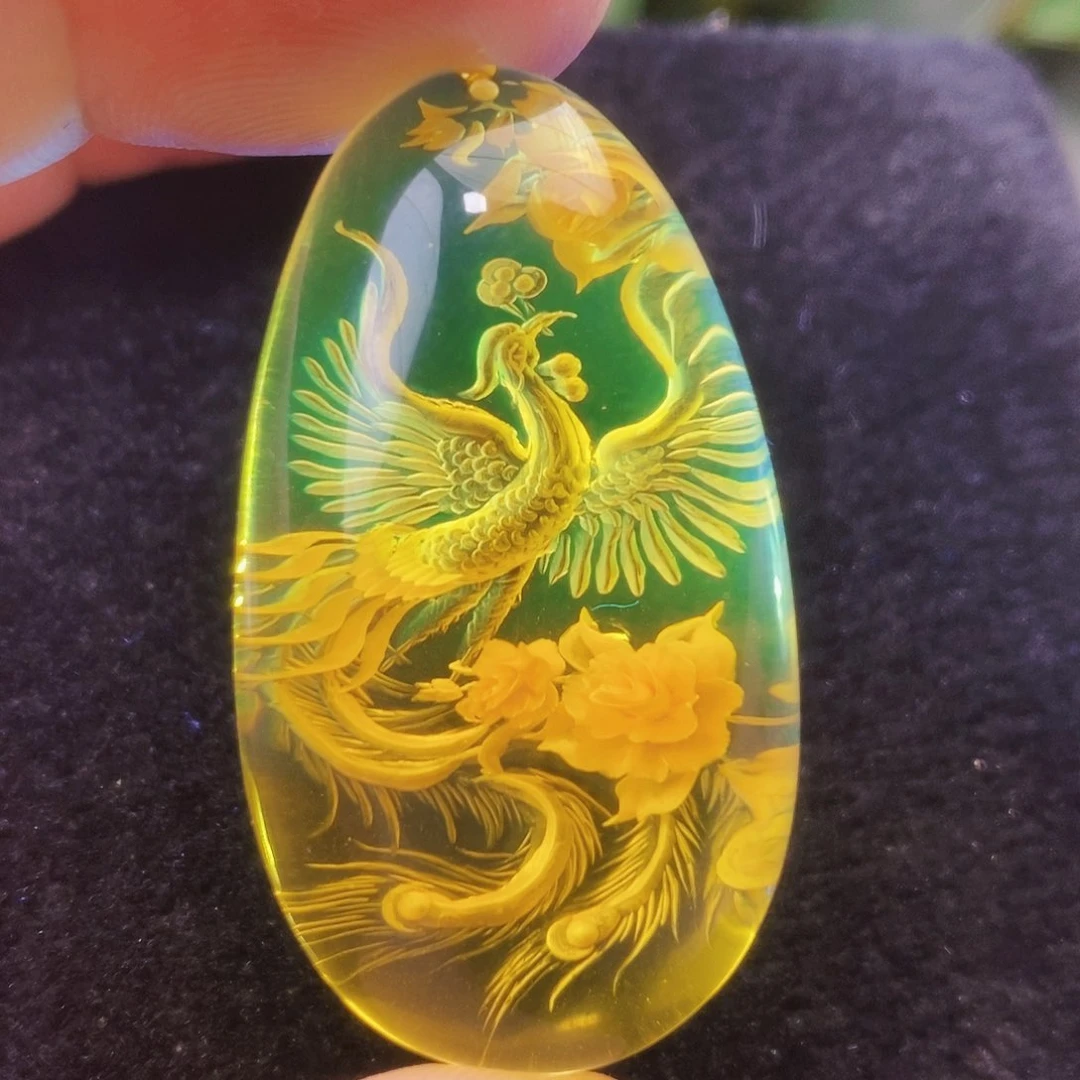 【闪购商品】金珀吊坠(不含链)未镶嵌