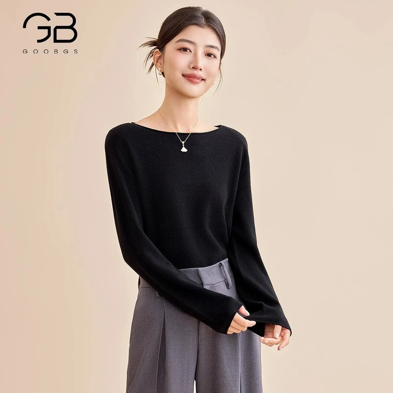 【丽姐甄选】 谷邦GOOBGS 纯绵羊毛针织衫女 G4471078-6