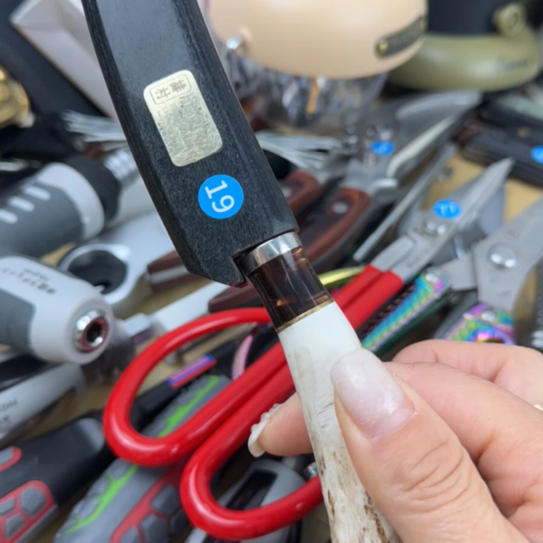 大马士革折叠水果刀家用便携锋利小刀