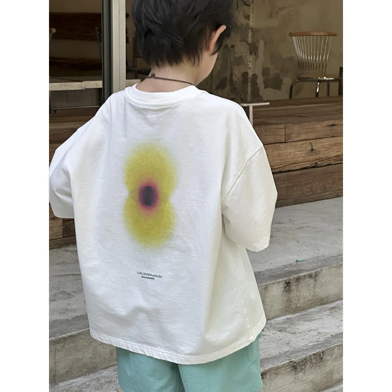 【现货】略略童装儿童夏款纯棉短袖T恤 252TX3851