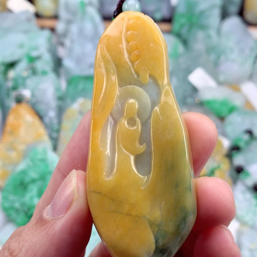 【闪购商品】翡翠吊坠(不含链)未镶嵌