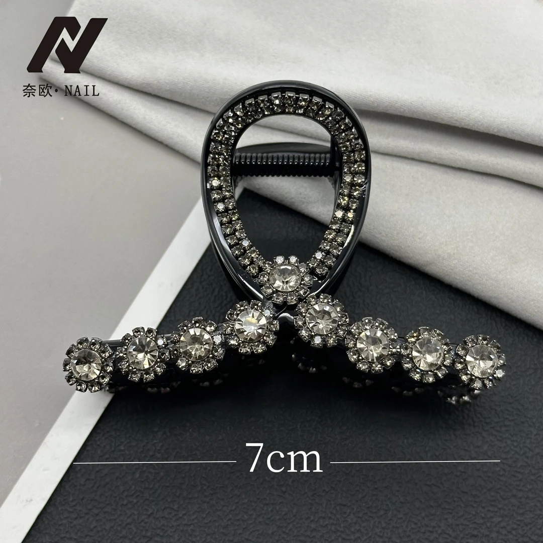【NAIL·奈欧】设计师系列6142钻抓夹气质轻奢鲨鱼夹抓夹
