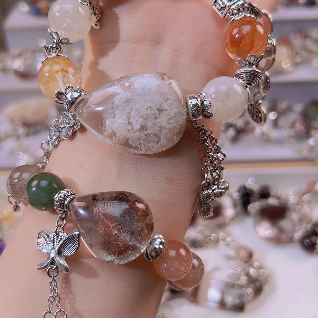 水晶手链合金一****?手串