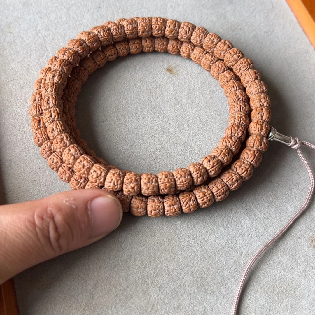 金刚菩提手串盘龙纹藏切108尺寸9