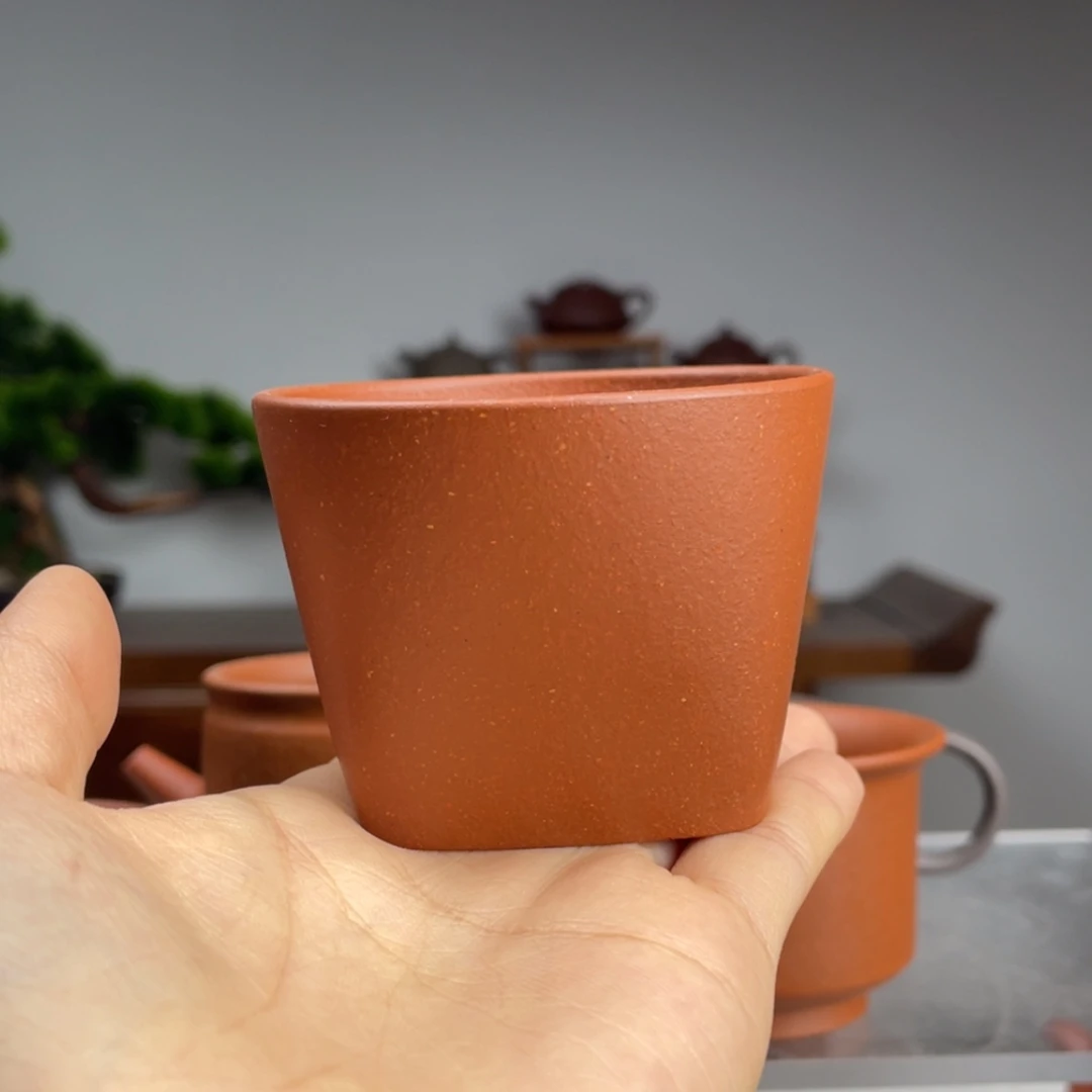 【闪购商品】紫砂茶壶l**x红降坡主人杯容量100cc