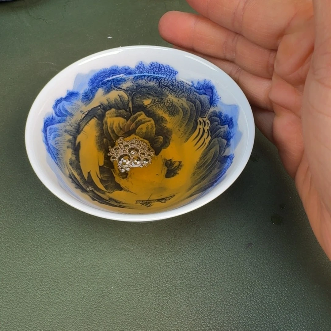 瓷景德镇纯手绘茶具圆圆251