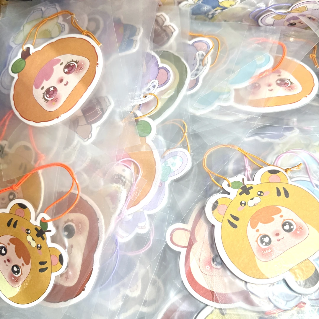 【（踩后五）代拆】香片潮玩Q版手办盲盒车载香薰片7.2