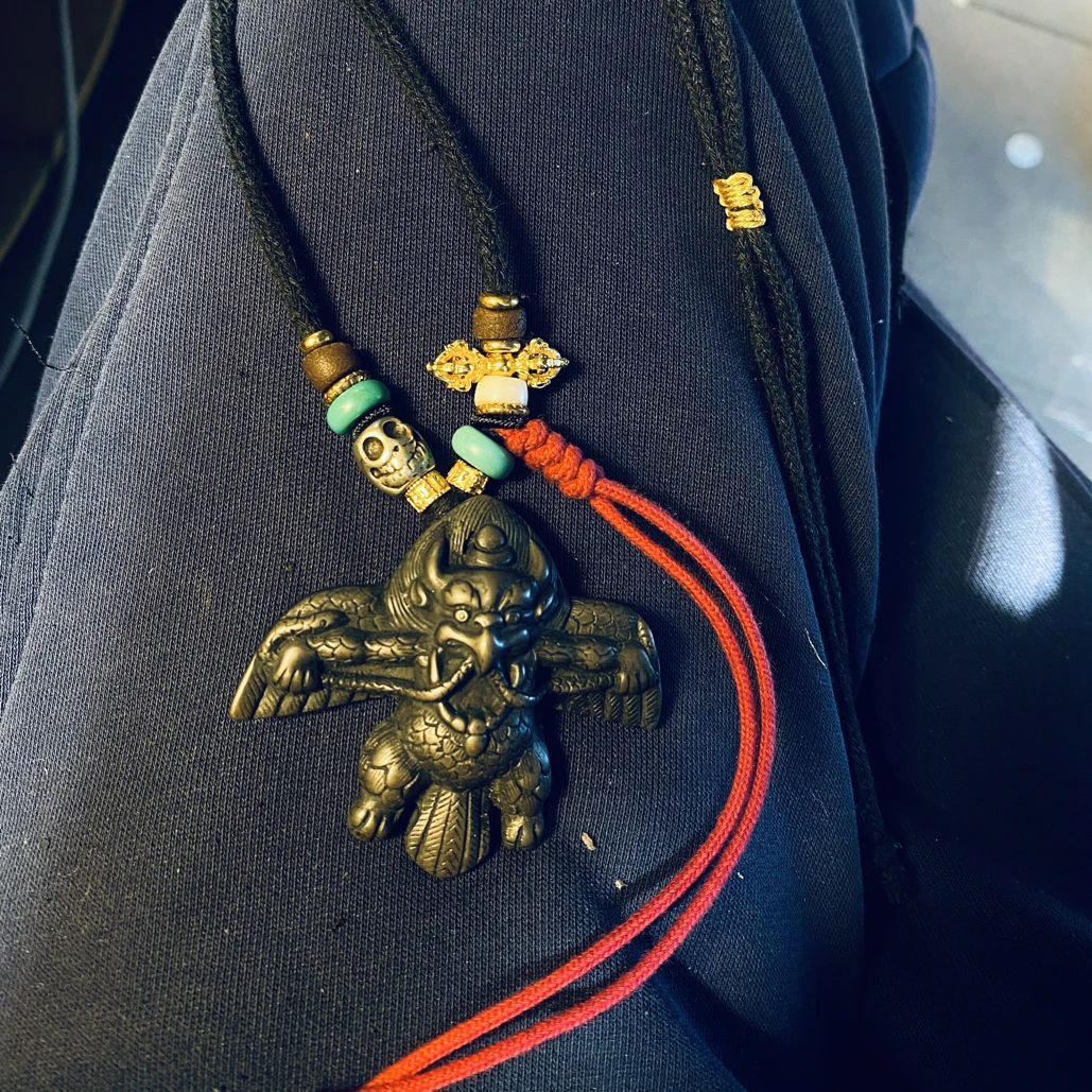 天铁托架大鹏鸟。 吊坠xi