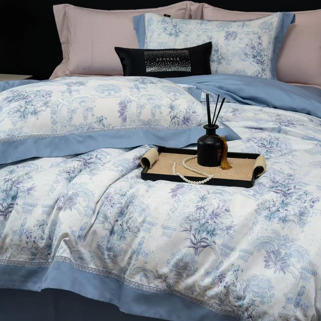 【爆款】数码印花高精密四件套四季款--宫廷