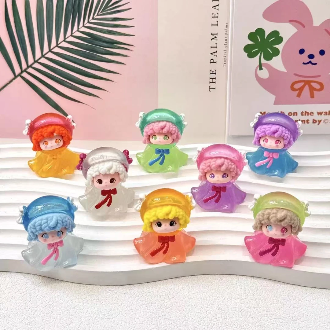 【卷发女孩】可爱八色夜光卷发女孩崽崽diy