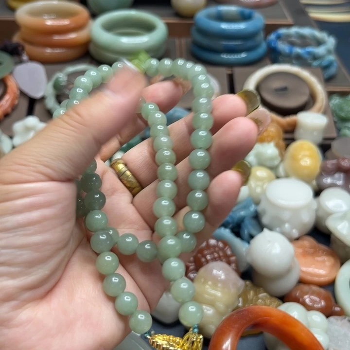 合金手链石英质玉