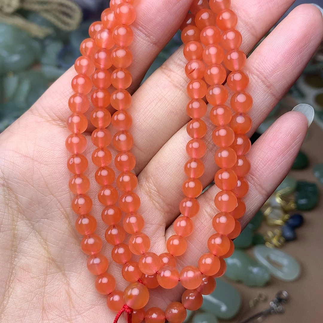 南红玛瑙未镶嵌颈饰