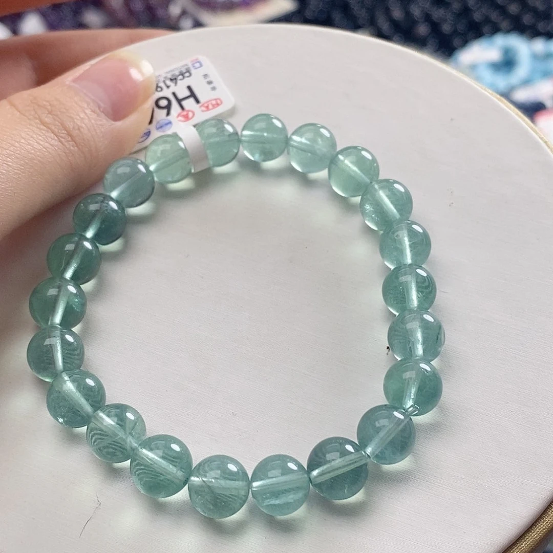 水晶手链未镶嵌绿萤石