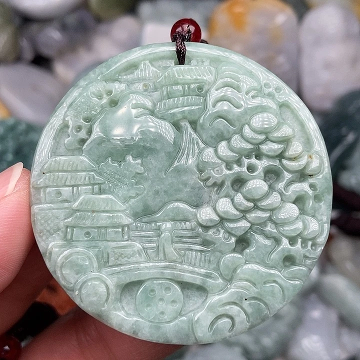 颈饰未镶嵌翡翠翡翠