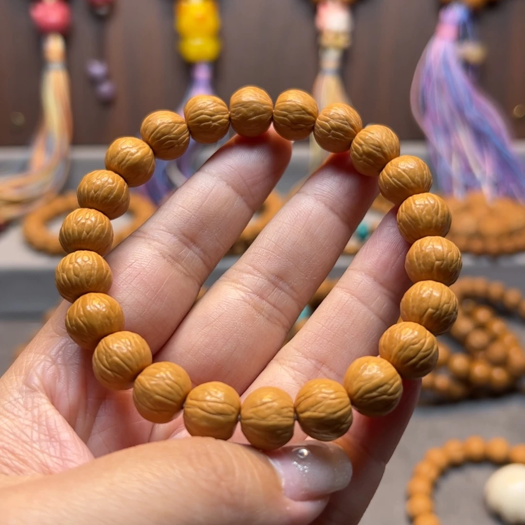 猴头核桃手串10➕精修聚宝盆