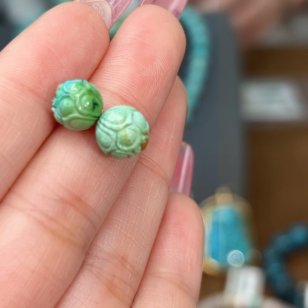 绿松石珠宝奇石未镶嵌