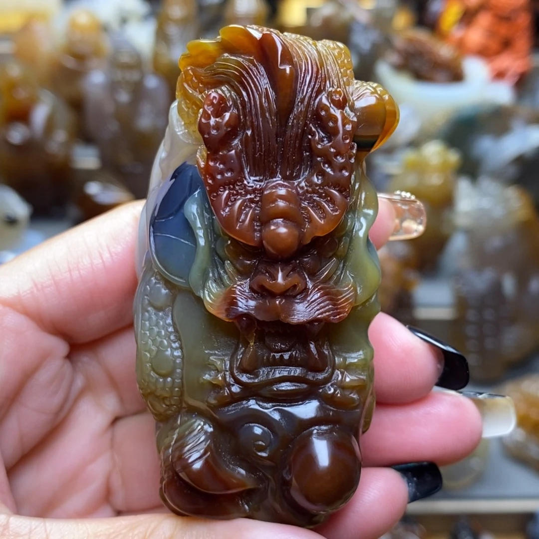 玛瑙/玉髓把件未镶嵌