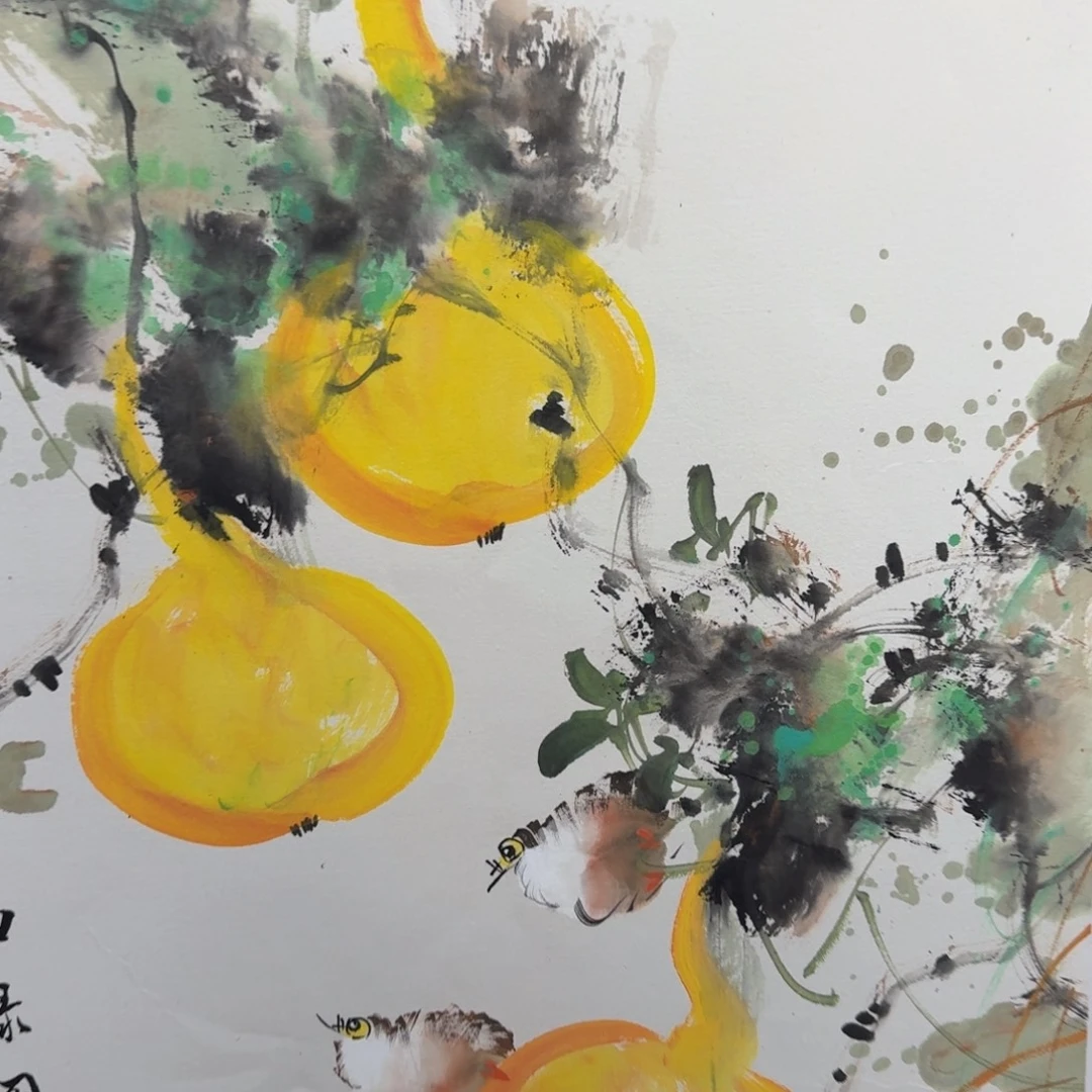 国画国画作品山水花鸟