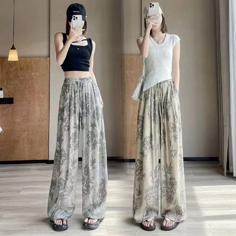 118时尚百搭女士夏季阔腿裤