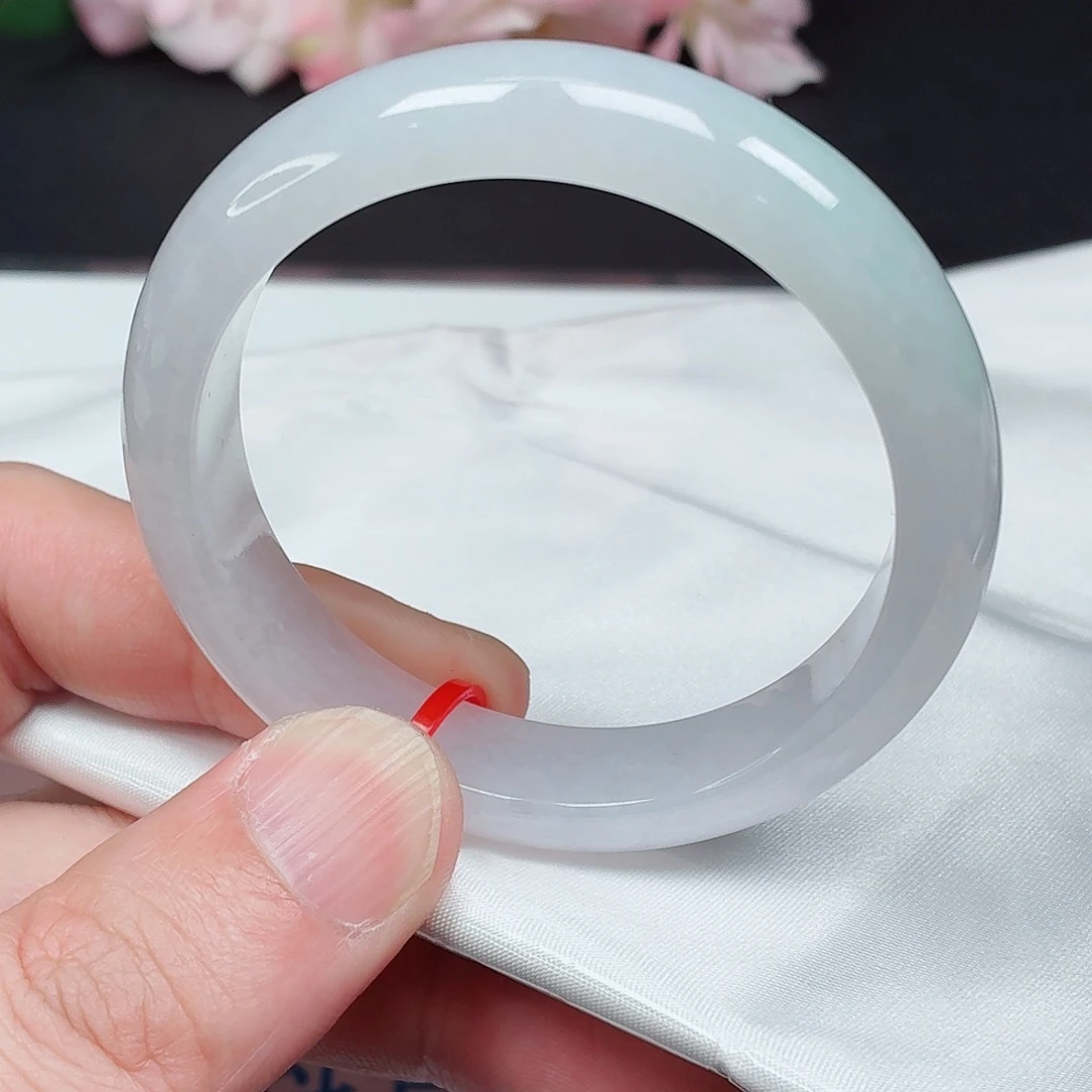 翡翠未镶嵌手镯50.5圈