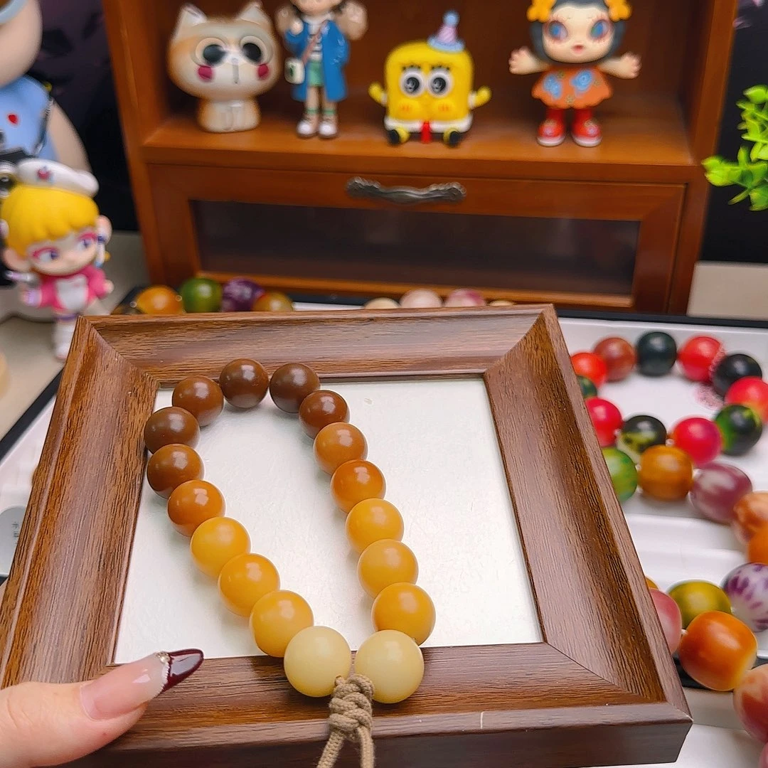 菩提根/象牙果手串卡16手持