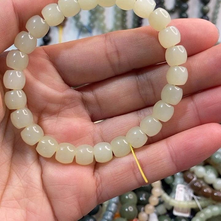 和田玉手串未镶嵌