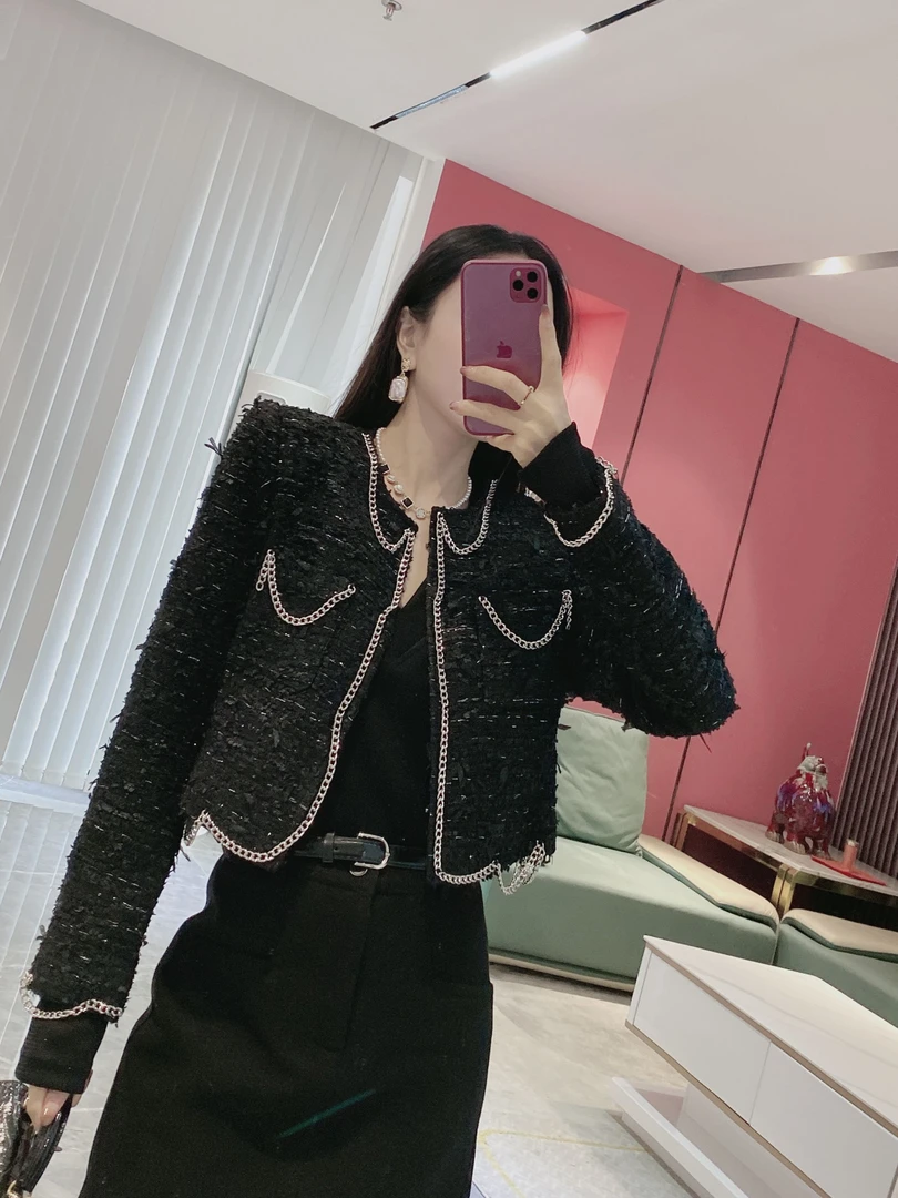 短款小香西装外套A6610