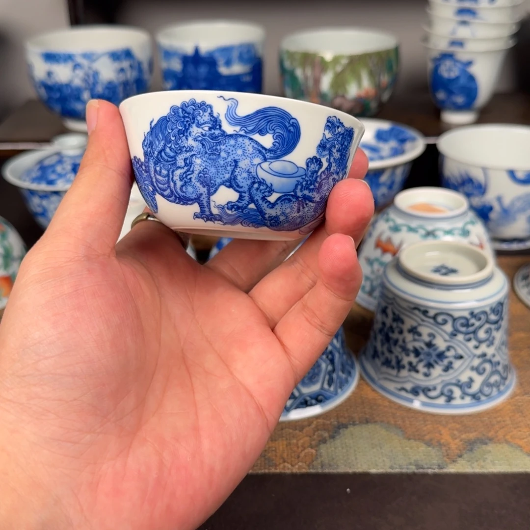 现代手工手绘茶器