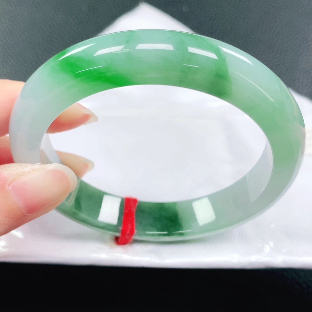 未镶嵌手镯翡翠58圈