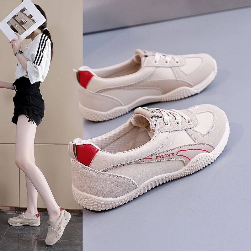 鞋子女ins潮牌百搭新款德训鞋女2025秋季学生跑步运动休闲小白鞋