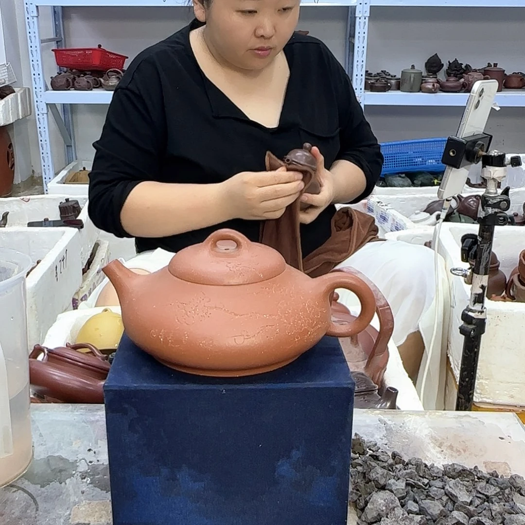 紫砂茶壶宜兴紫砂壶瑕疵处理