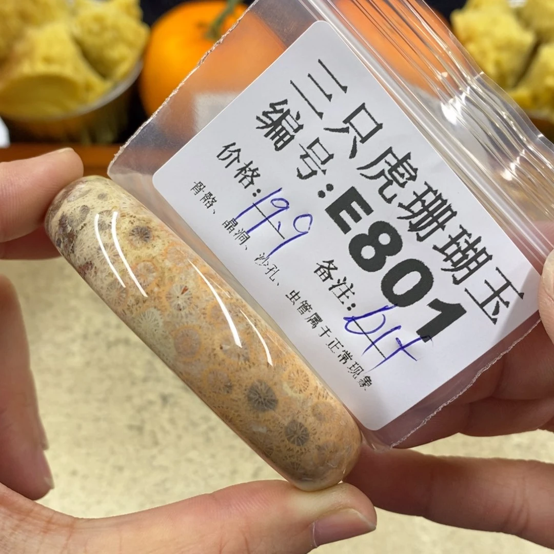 硅化珊瑚（珊瑚玉）1未镶嵌辰*