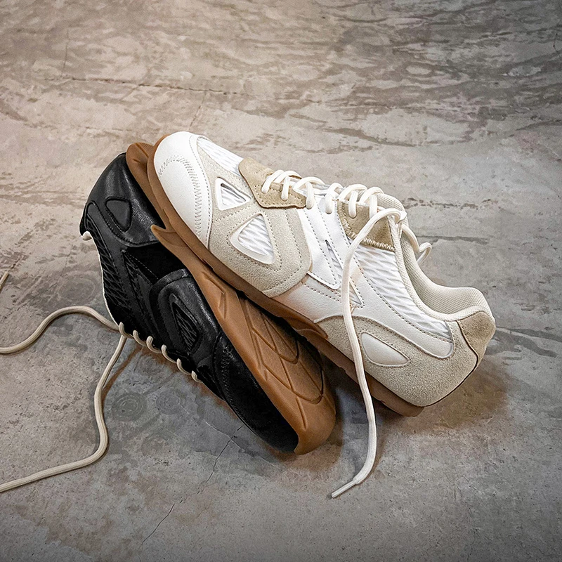 MRA三明治轻训鞋男鞋秋季透气运动休闲板鞋薄底赛车鞋复古德训鞋