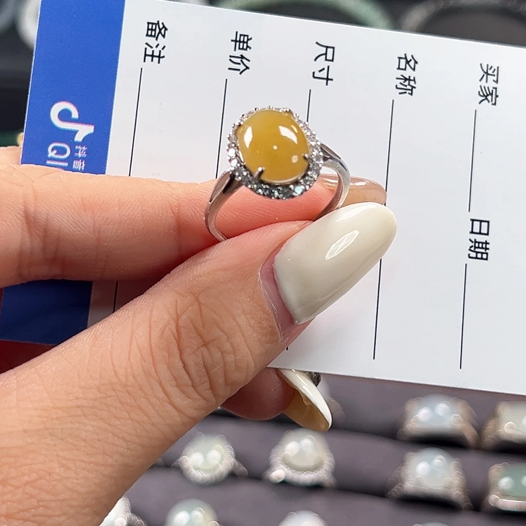 未镶嵌手链翡翠缅甸a货翡翠戒指019