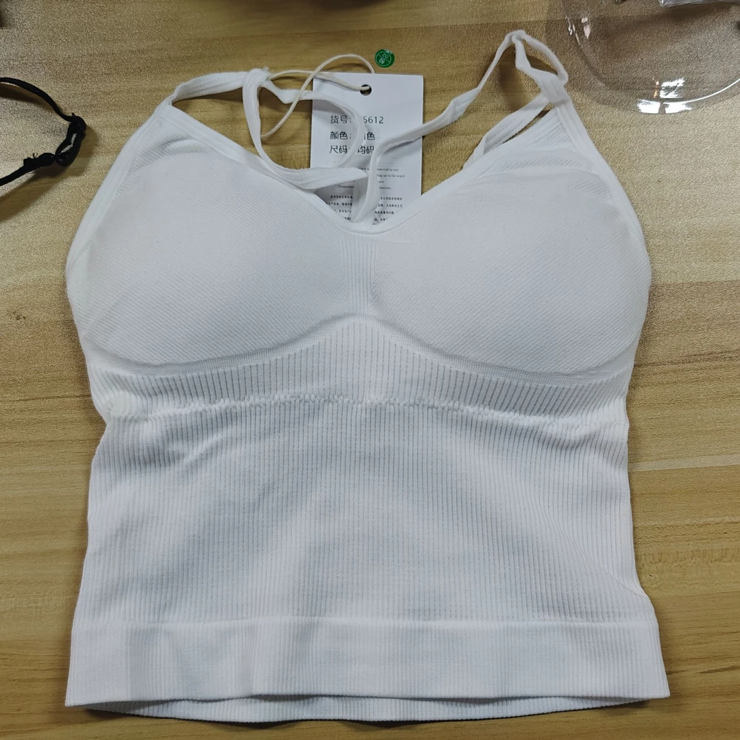 【清货不退换】25612交叉吊带美背带胸垫外穿内搭时尚百搭夏女