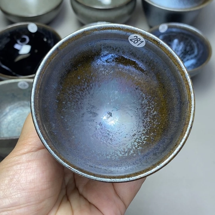 茶盏建窑建盏柴烧主人杯