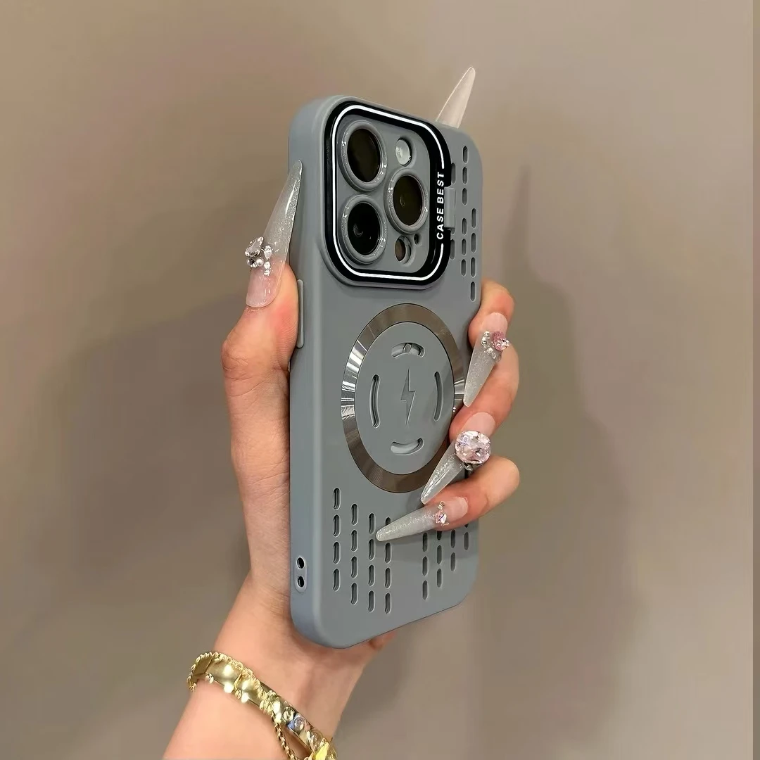 镜头支架适用苹果16promax手机壳冰点散热镂空软15Plus镜头全包14