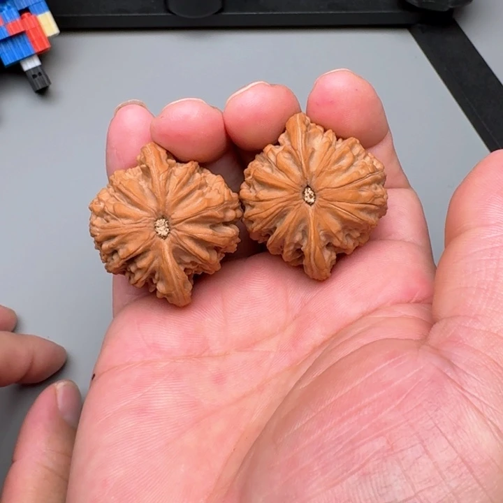 文玩核桃把件磨盘40