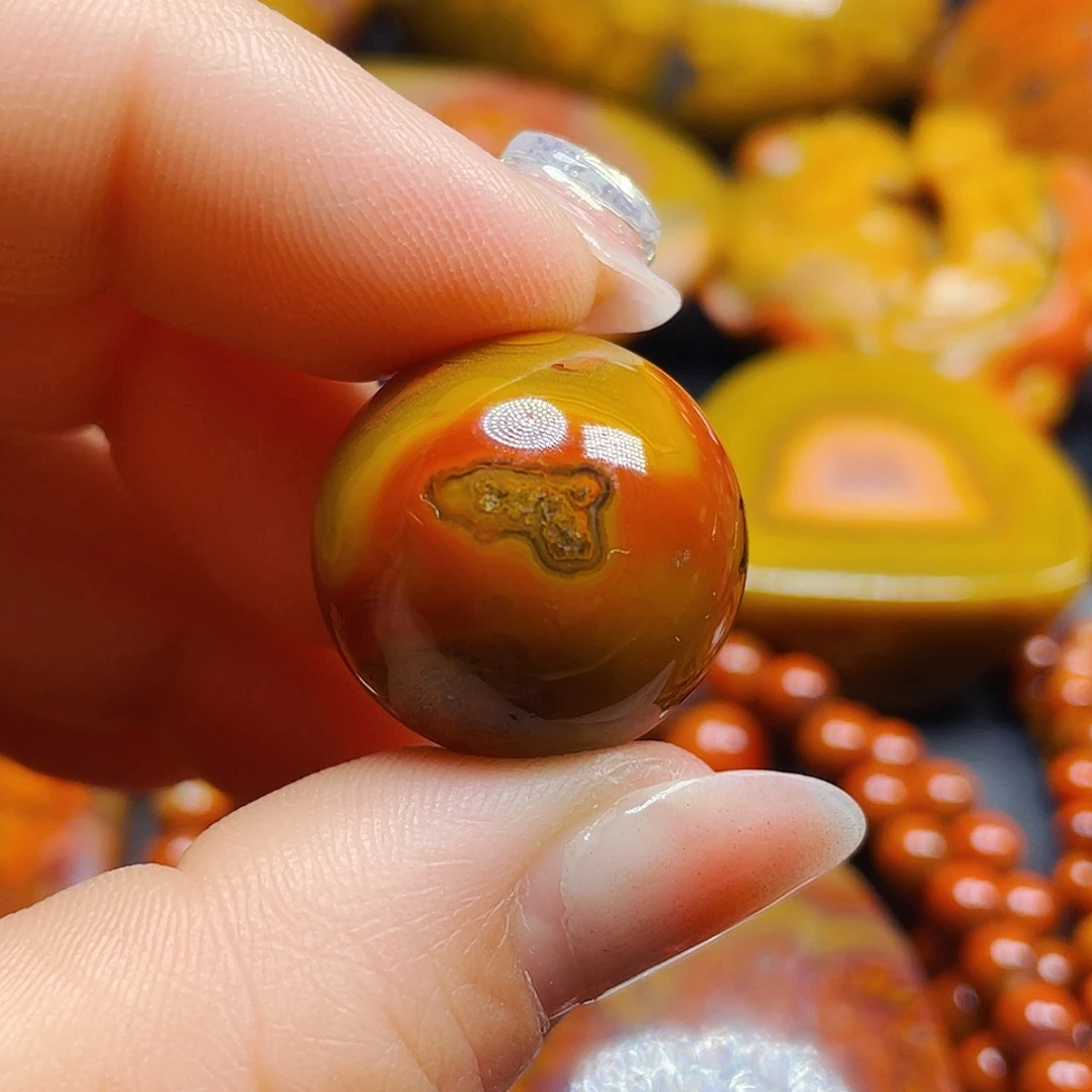 玛瑙/玉髓珠子未镶嵌用****0