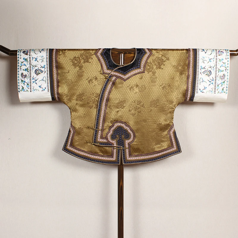 【晏殊】复古新中式纯手工桑蚕丝香云纱中国风提花民族风女士上衣